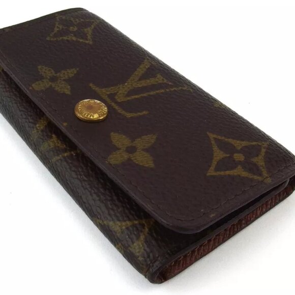 Louis Vuitton key case Monogram beige Monogram canvas Authentic used T19083 - Picture 4 of 9